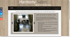 Desktop Screenshot of myharmonysalon.com